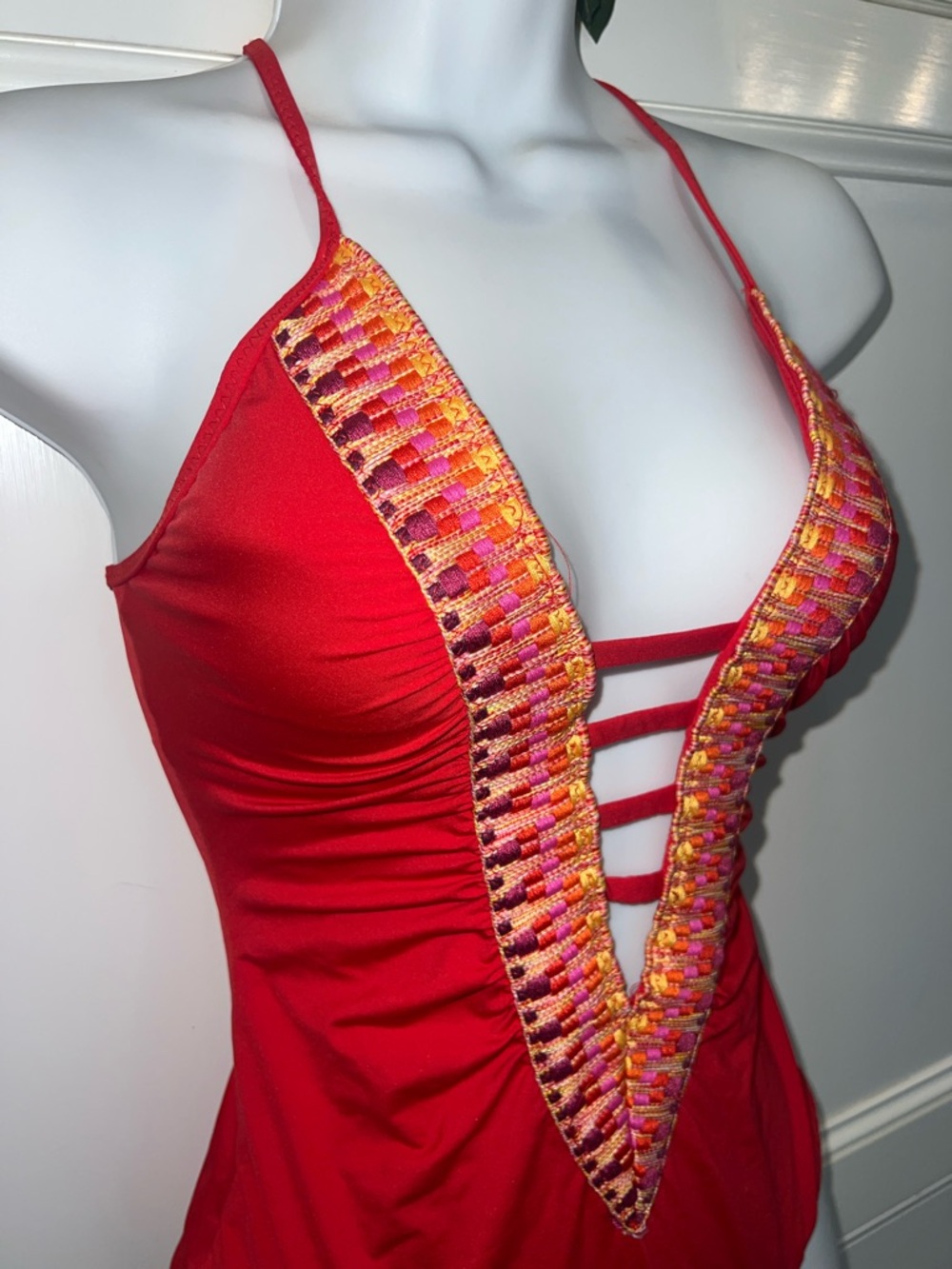 Becca Swimsuit 🍓🐠with Multicolor Trimo - Picture 4 of 9